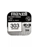 Baterie ceas Maxell SR44SW V303 AG13 1.55V oxid de argint 1buc