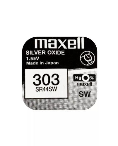 Baterie ceas Maxell SR44SW V303 AG13 1.55V oxid de argint 1buc