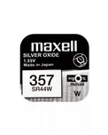 Baterie ceas Maxell SR44W V357 AG13 1.55V oxid de argint 1buc