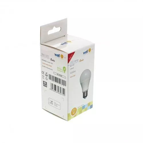Bec A60 E27 LED 12W 230V lumina calda Basic Well