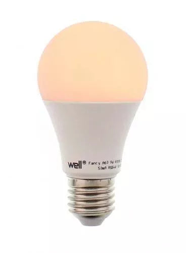 Bec cu LED A60 E27 9W 810lm 230V lumina RGB +lumina naturala 4000K +telecomanda Well