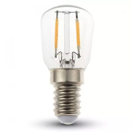Bec E14 ST26 cu filament LED 2W 6000K alb rece V-TAC