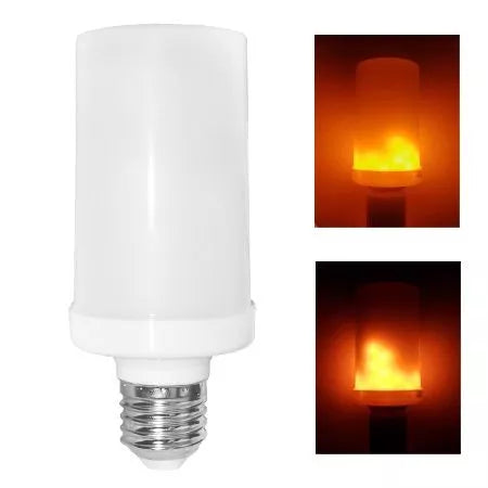 Bec LED 4W E27 1800K alb cald cu efest flacara V-TAC