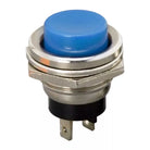 Buton 1 circuit 2A 250V OFF-(ON) fara retinere albastru 09065KE