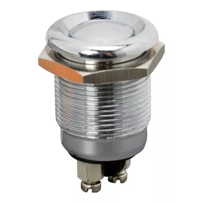 Buton 1 circuit 2A 250V OFF-(ON) fara retinere metal resistent la apa