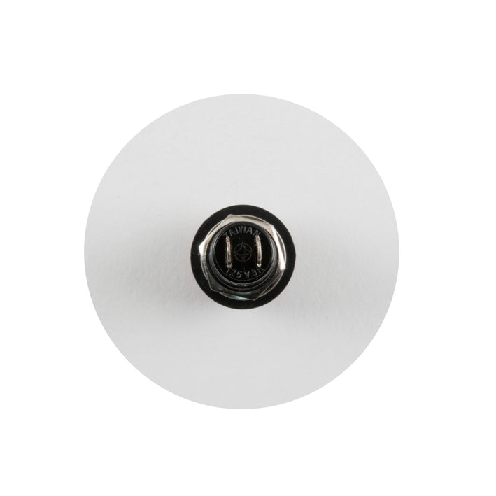Buton intrerupator OFF-(ON) fara retinere 250V/3A negru incastrabil 12mm HOME