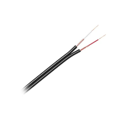 Cablu 10m 2x RCA 3mm negru Cabletech KAB0203-10