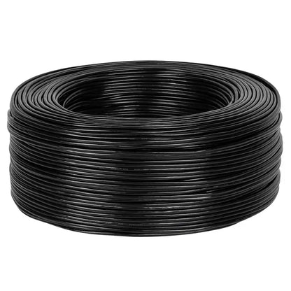 Cablu 10m 2x RCA 3mm negru Cabletech KAB0203-10