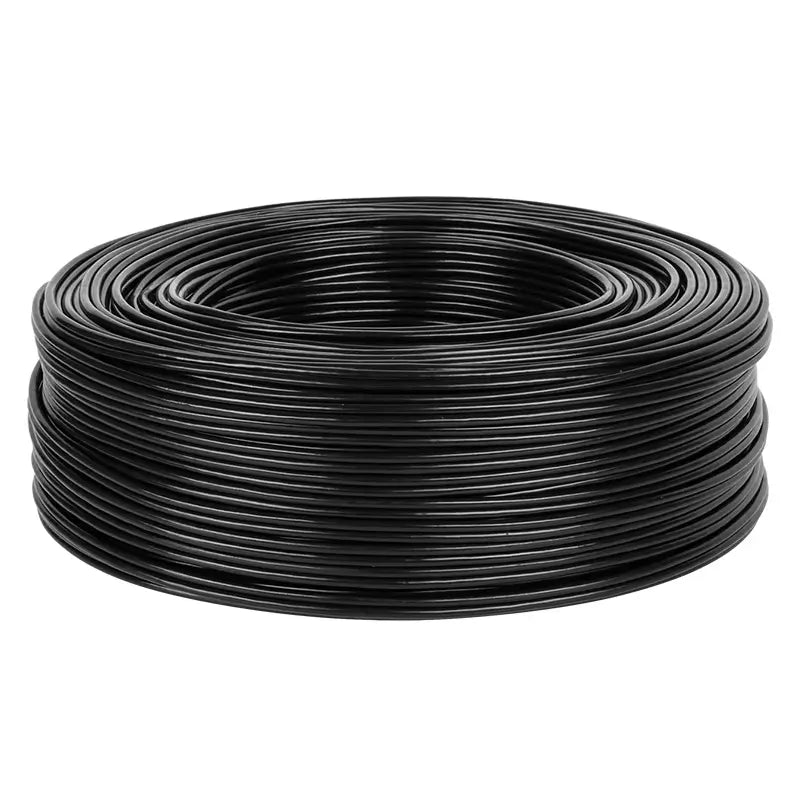 Cablu 10m 2x RCA 4mm negru Cabletech KAB0207-10