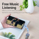 Cablu adaptor convertor USB C la Jack 3.5 mm mama casca/microfon +USB C mama incarcare 10cm OMTP/CTIA standards BGSHA VENTION