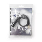 Cablu adaptor DMX XLR 3 Pini mama - RJ45 tata 0.3m gri Nedis