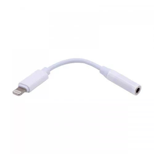 Cablu adaptor Lightning tata - STEREO Jack 3.5 mm mama 10cm Well