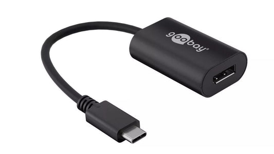 Cablu adaptor USB Type C la Displayport tata-mama 0.2m 4K GOOBAY