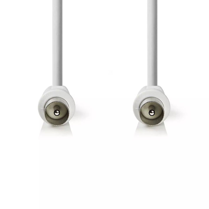 Cablu antena Coaxial 90dB tata-tata 2m alb Nedis