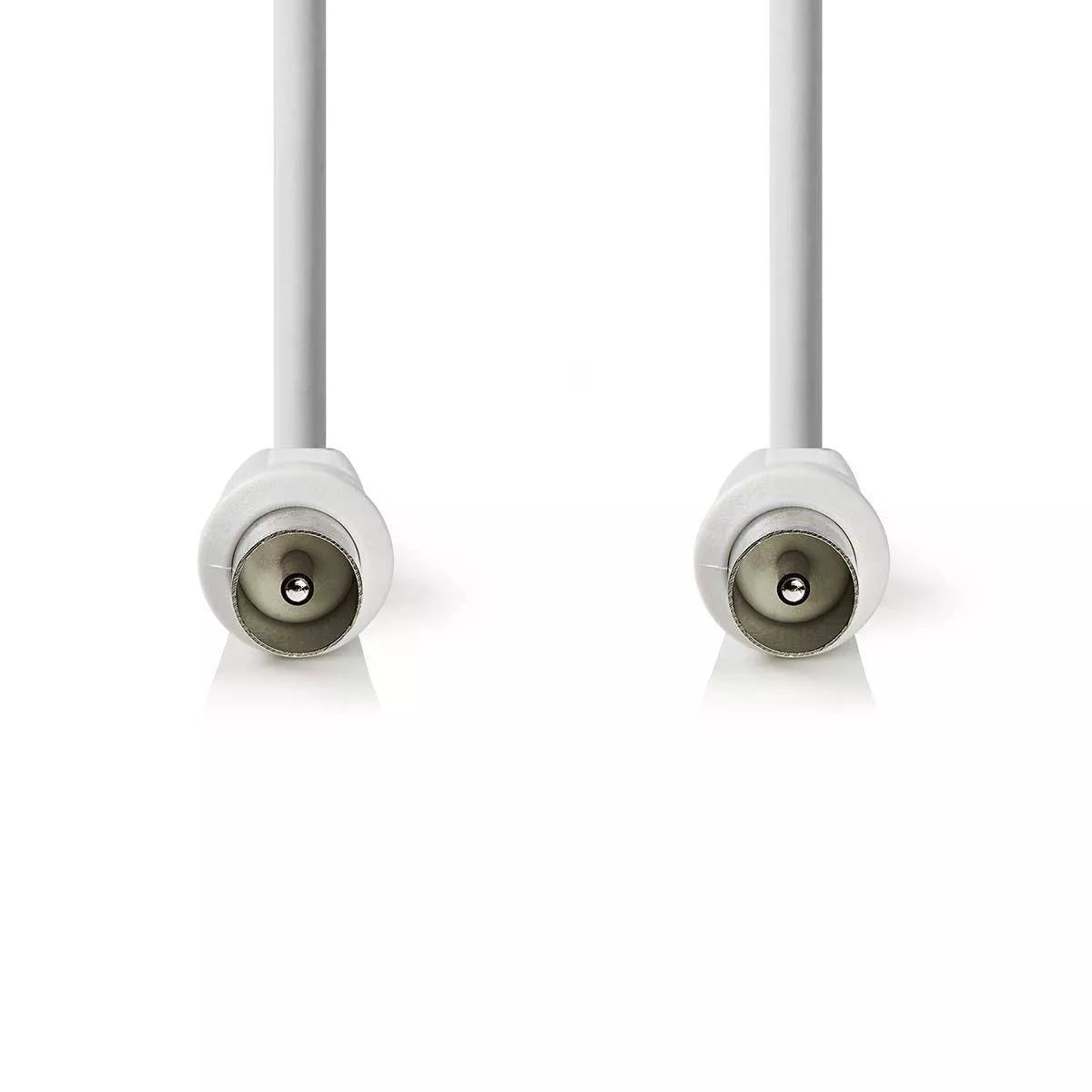 Cablu antena coaxial tata-tata 10m alb Nedis