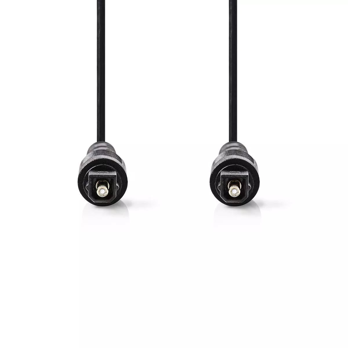 Cablu Audio Optic 1m Toslink tata - Toslink tata 1m negru Nedis