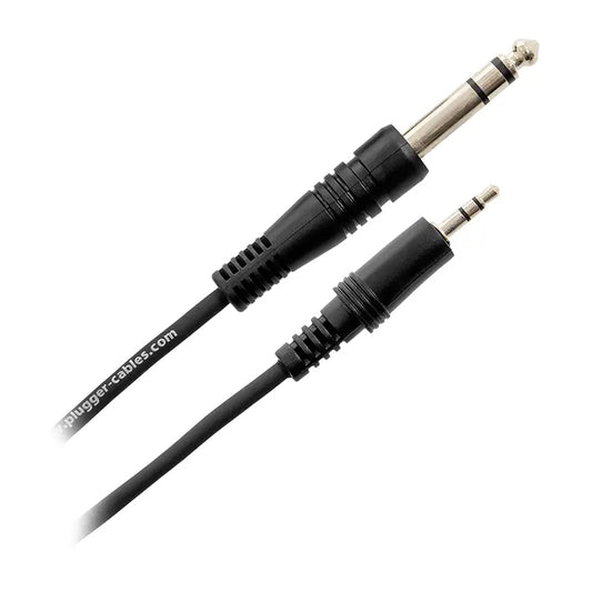 Cablu audio Professional Jack 3.5 mm tata stereo - Jack 6.35 mm tata stereo 6m PLUGGER PLU CABS MMSJMS 6M00 EAS
