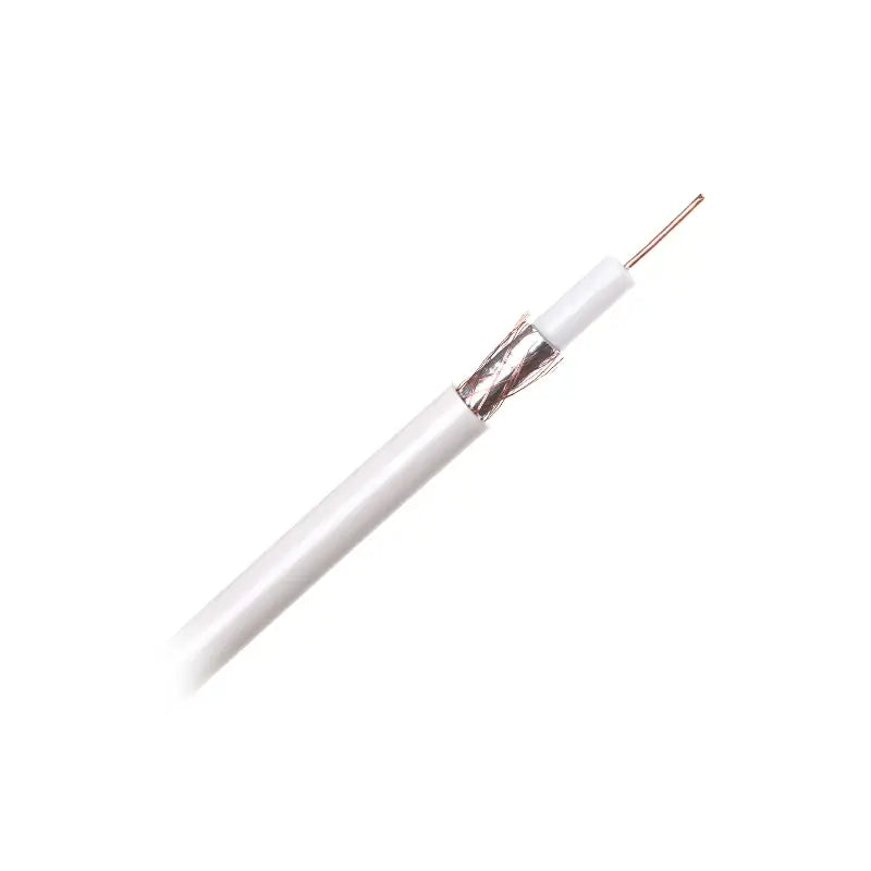 Cablu coaxial cupru/cupru 75 ohmi ecranaj 32 fire cupru diametru 7.1mm 1m Cabletech KAB0015-1
