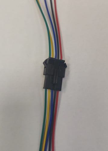 Cablu cu mufa 5 Pini Tata/Mama mic negru JST SM 2B