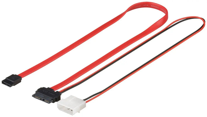 Cablu de date HDD SATA 2in1 + adaptor de alimentare 1.5Gbit/s/3 0.3m 95713 Goobay