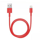 Cablu de date pentru iPhone 5 iPhone 6 invelis textil diferite culori 1m Delight