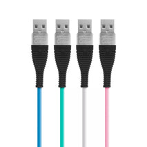 Cablu de date si incarcare iPhone lightning invelis siliconic 1m 2A Delight
