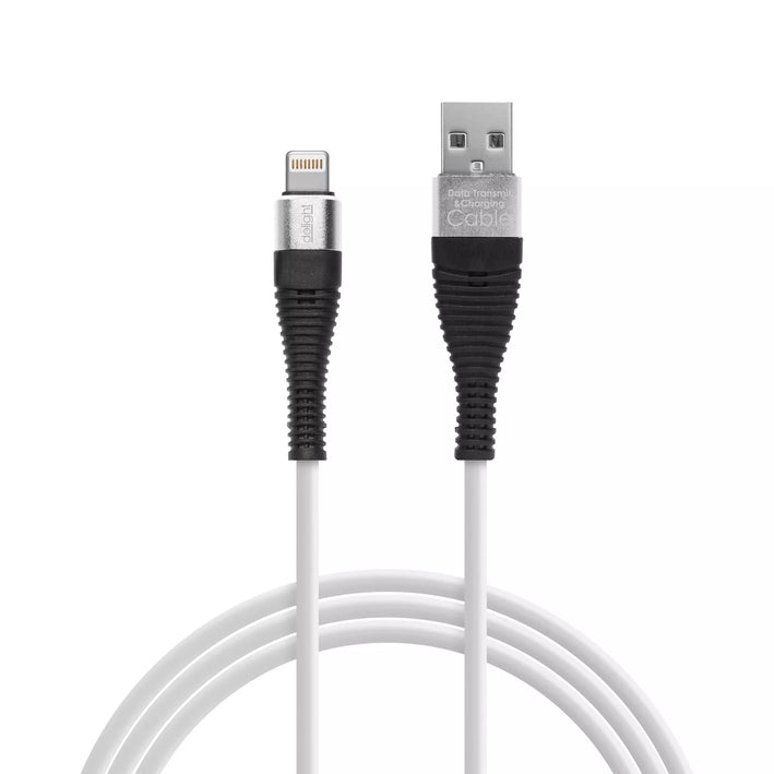 Cablu de date si incarcare iPhone lightning invelis siliconic 1m 2A Delight