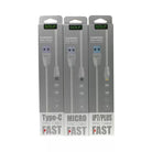 Cablu de incarcare USB Golf Diamond 2IN1 27I iPhone MICRO USB Alb