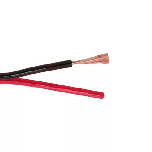 Cablu difuzor 2x2.5mm OFC CCA rosu-negru transparent 1m NEXUS 20025
