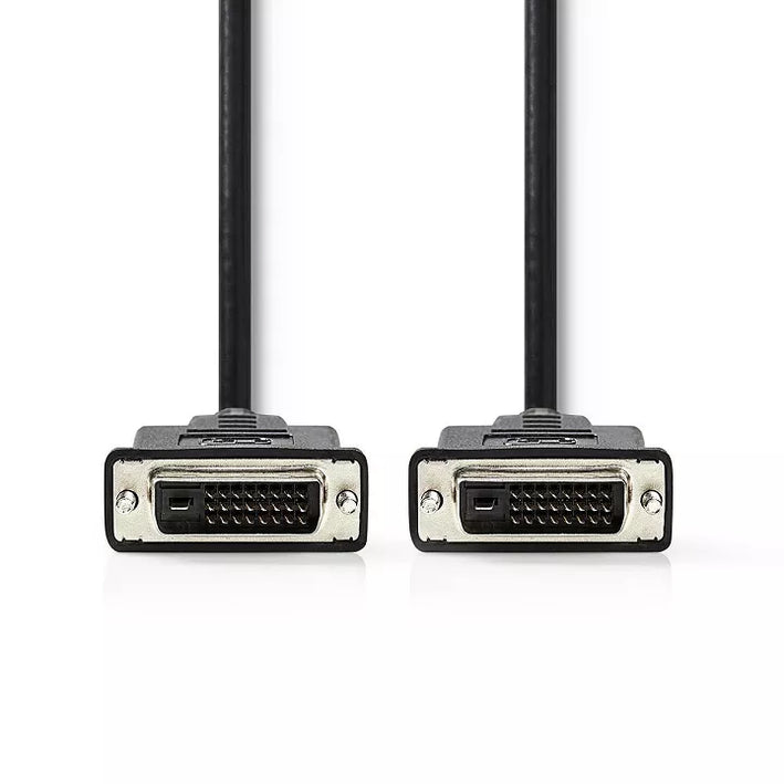 Cablu DVI-D 24+1-Pin tata - DVI-D 24+1-Pin tata 3m negru Nedis