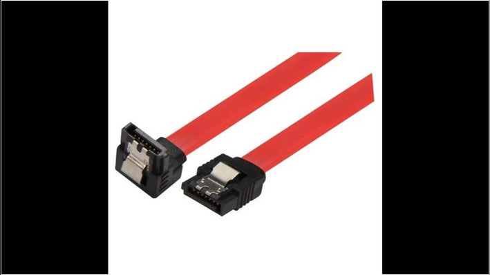 Cablu hdd 90 sata L la sata L 0.5m + clips 5GBit/s rosu