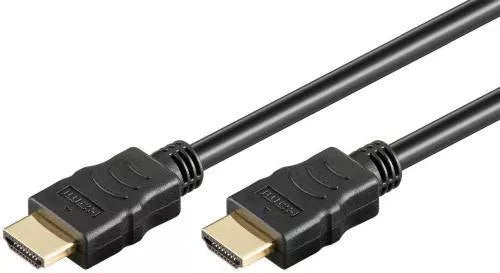 Cablu HDMI2.0 2m cu ethernet 4K Ultra HD 2160p 60Hz OFC 19p tata - HDMI 19p tata aurit Well