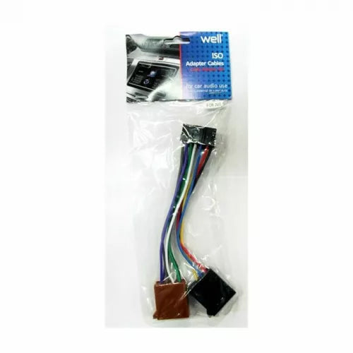 Cablu ISO pentru conectare player auto JVC 16p 12 conectori Well