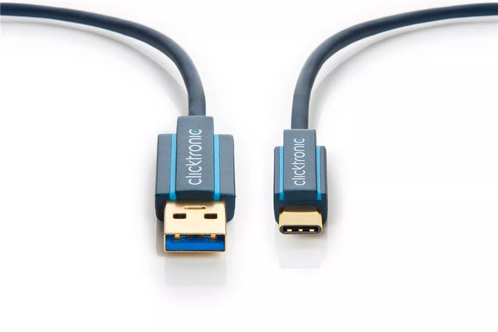 Cablu Profesional 2m USB TYPE C - USB 3.0 4.5W SuperSpeed 5Gbit/s OFC cupru aurit Clicktronic