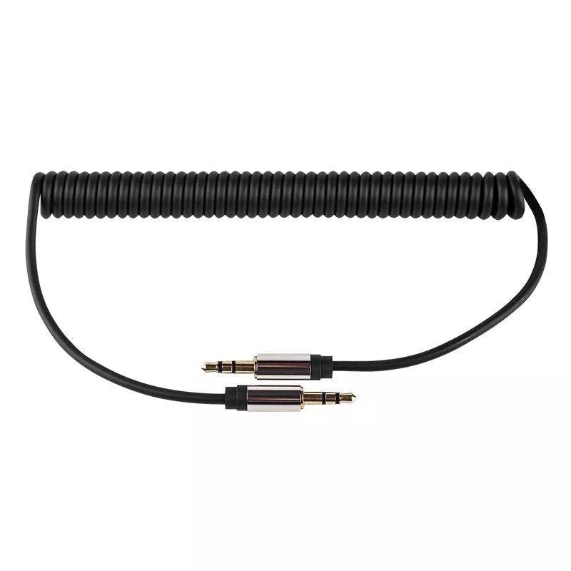 Cablu spiralat Jack 3.5 mm STEREO tata-tata 1m M-LIFE