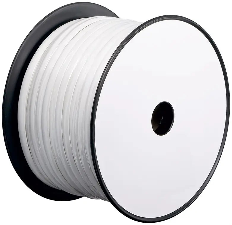 Cablu telefonic plat 6 fire AWG28 CCA alb Vanzare la metru liniar 93307 Goobay