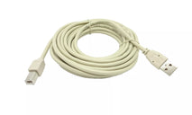Cablu USB 2.0 A la USB B pentru impimanta 5m crem Micro Connect Gembird