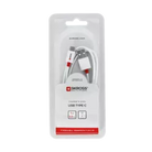 Cablu USB - 2in1 Lightning micro USB alb 1m Skross Essentials Line