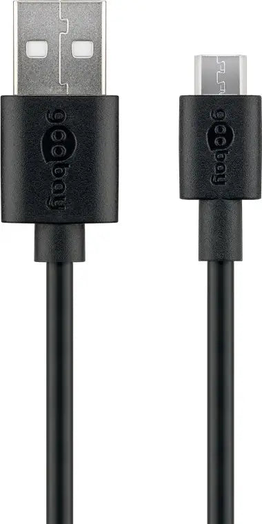 Cablu USB A tata - micro USB B tata 1m Goobay 46800