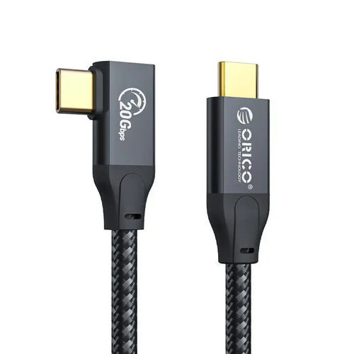 Cablu USB Orico CSL32-10-BK 100W USB-C 3.2 90- USB-C 3.2 90 1m negru