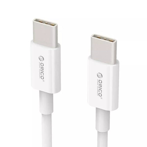 Cablu USB type C tata-tata 1m alb Orico BCU-10