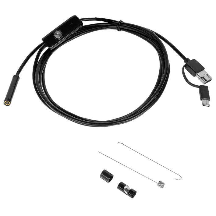 Camera inspectie endoscop 1280x720p IP67 USB/Micro USB/USB type C android/windows REBEL RB-1141