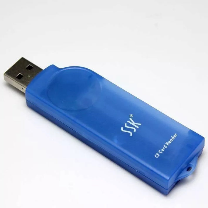 Card reader USB 2.0 CF I CF II Ultra II CF Extreme CF Extreme III CF/MD SSK SCRS028