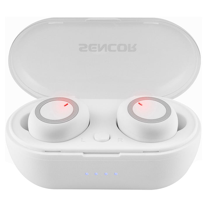 Casti bluetooth 5.0 TWS alb SENCOR SEP 510BT WH