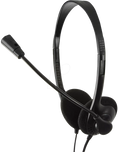 Casti cu microfon Jack 3.5 mm 20/20000Hz 32ohm 98dB 1.8m LOGILINK HS0001
