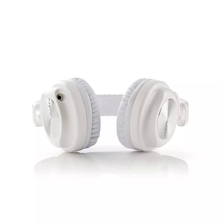 Casti multimedia cu cablu detasabil fara microfon 1.2m alb NEDIS