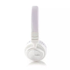 Casti multimedia cu cablu detasabil fara microfon 1.2m alb NEDIS
