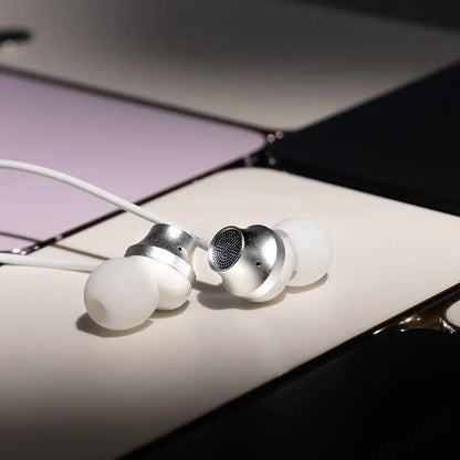 Casti stereo cu microfon mufa USB TYPE C 1.2m 32ohm alb FOREVER GSM187600