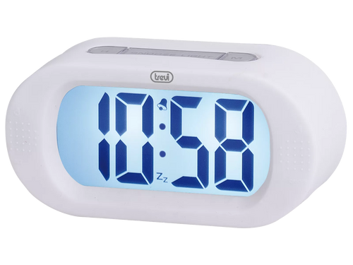 Ceas de masa cu alarma termometru alb Trevi