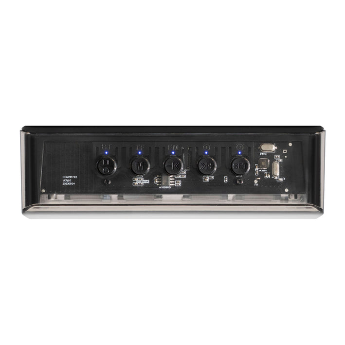 Ceas desteptator 3D LED alb cu FM /Bluetooth /MP3 player multimedia MECHACLOCK Home